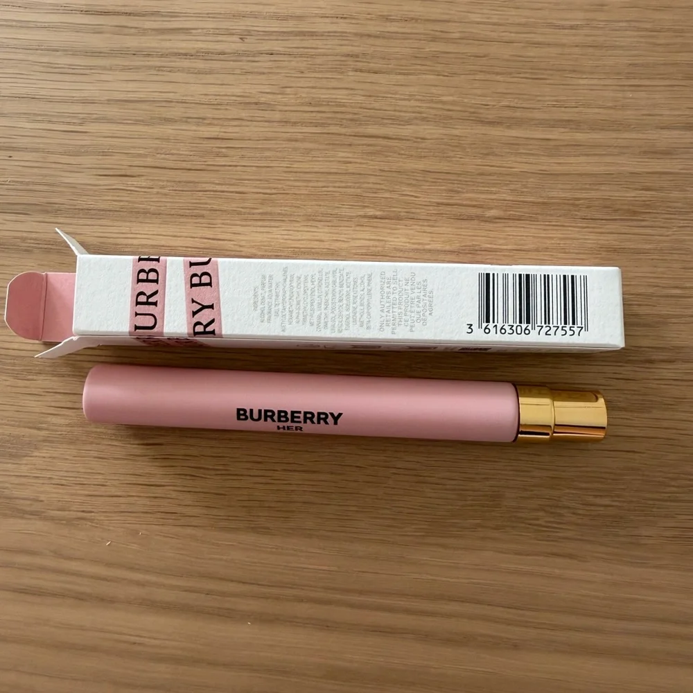 Burberry Her Elixir Travel Spray - Pale Pink & Gold Accents